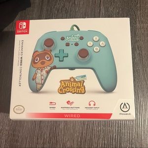 Animal Crossing: Tom Nook Enhanced Wired Controller for Nintendo Switch